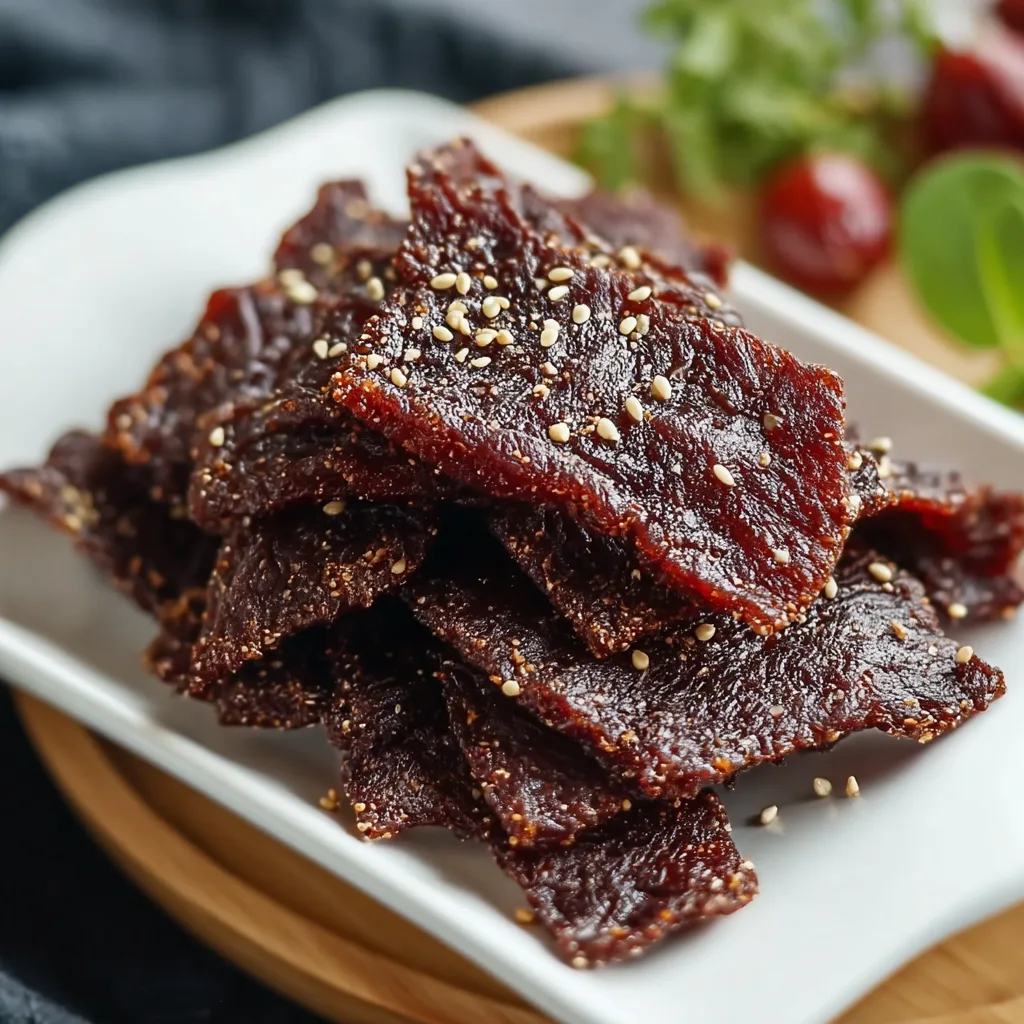 Delicious Savory Air Fryer Beef Jerky Recipe