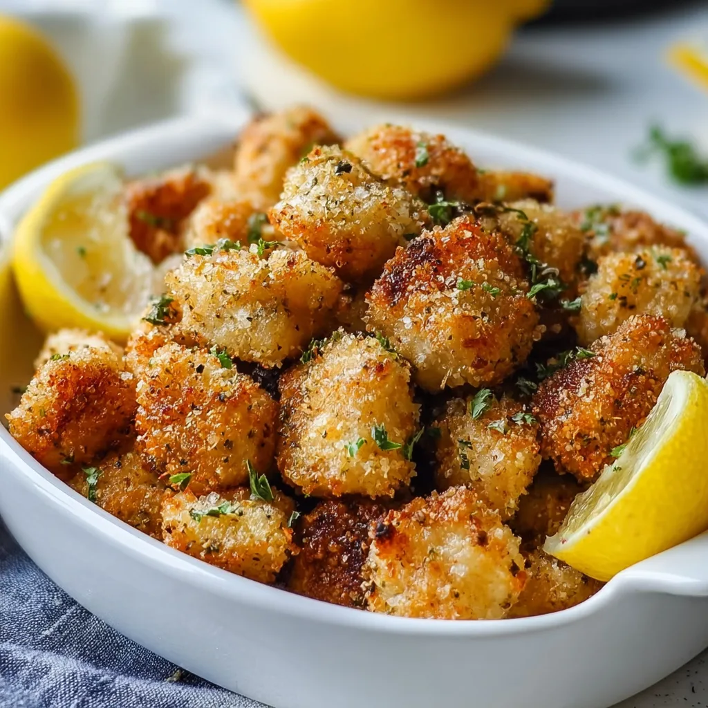 Easy Air Fryer Lemon Chicken Bites