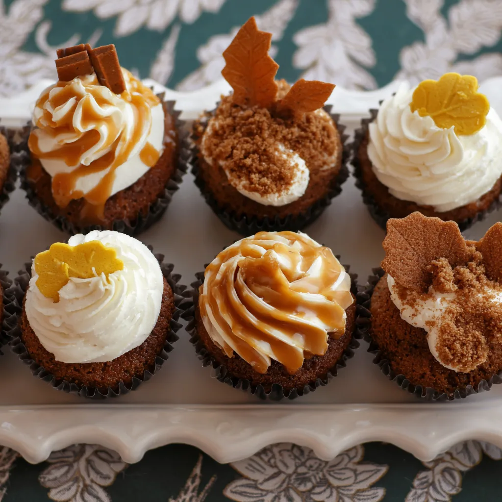 Easy Autumn Cupcakes Decoration Recipe