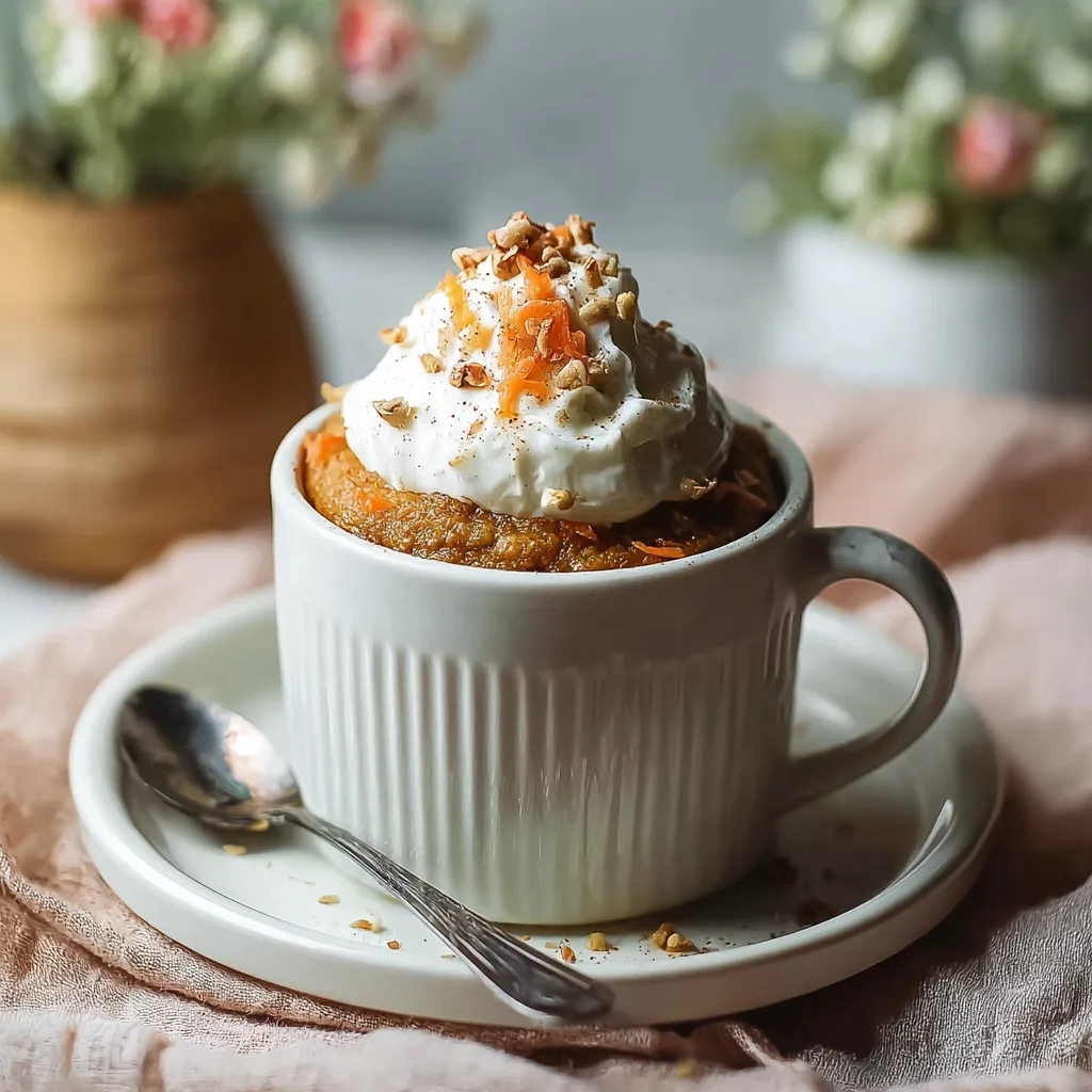Easy Carrot Cake in a Mug Recipe