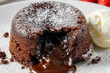 Easy Decadent Lava Cake with Your Air Fryer