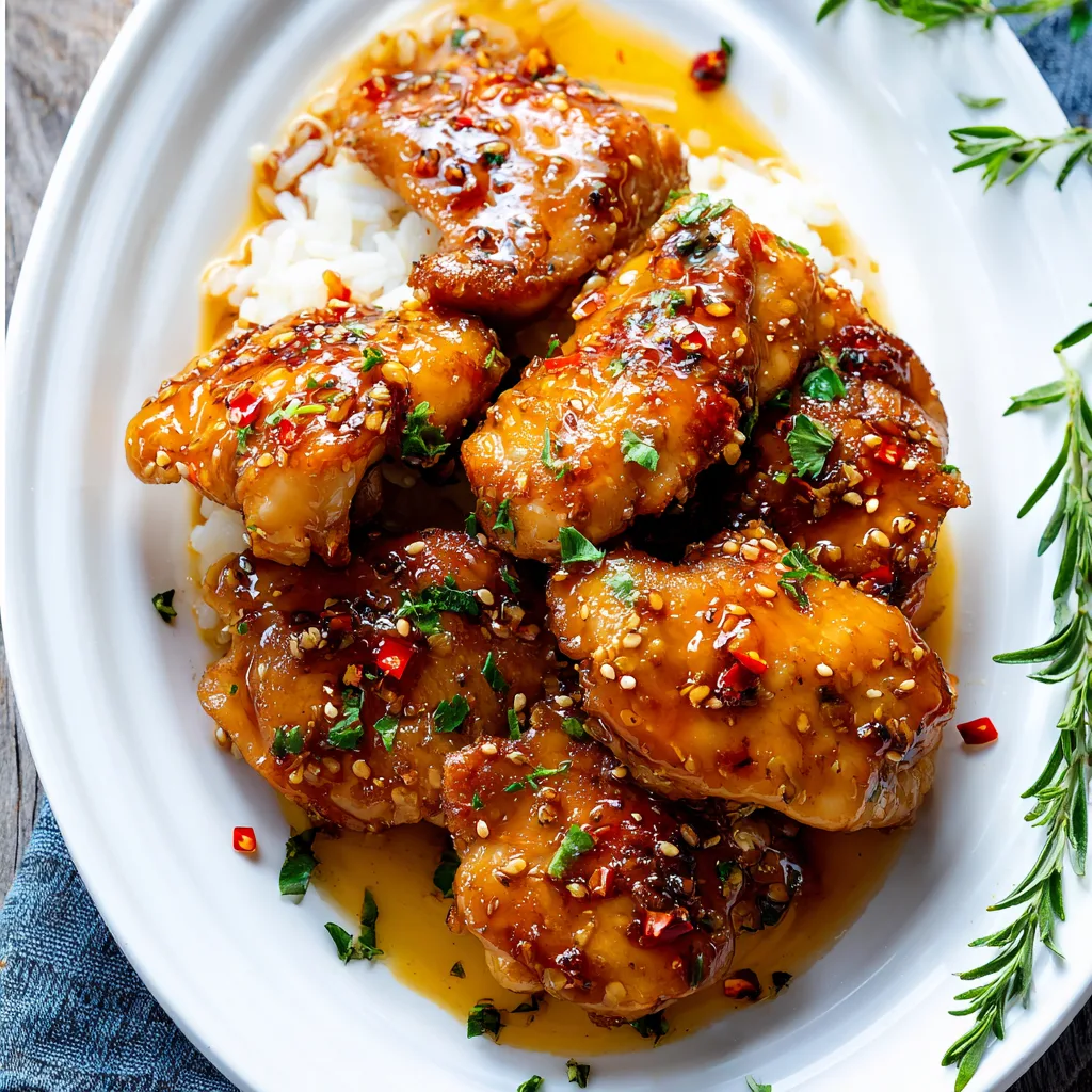 Easy Honey Garlic Chicken Thighs