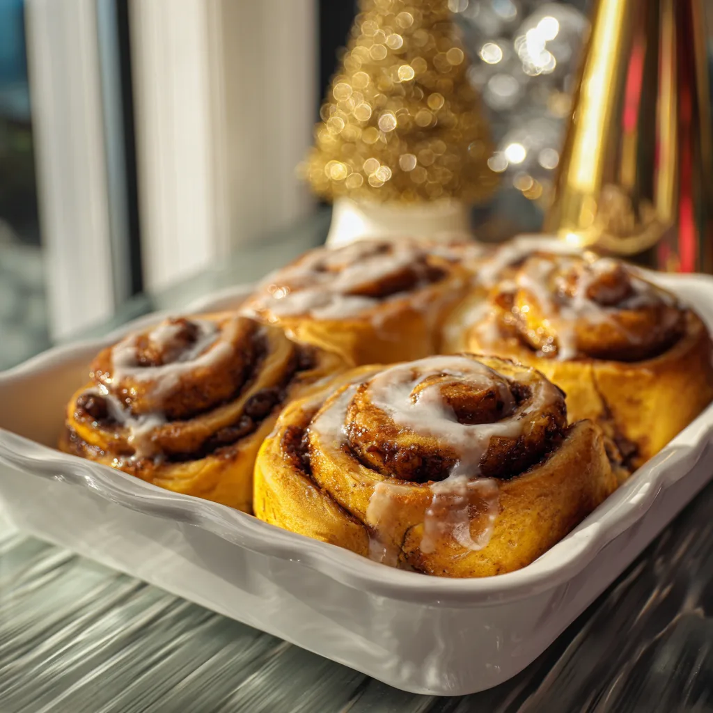 Easy Small Batch Pumpkin Cinnamon Rolls Recipe