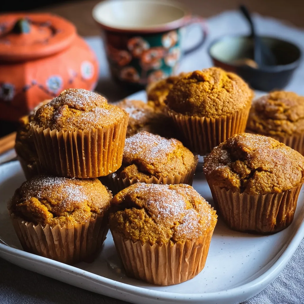 Easy Spiced Baked Pumpkin Muffins Recipe