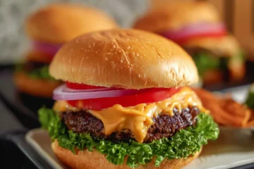 Frozen Burgers in Air Fryer