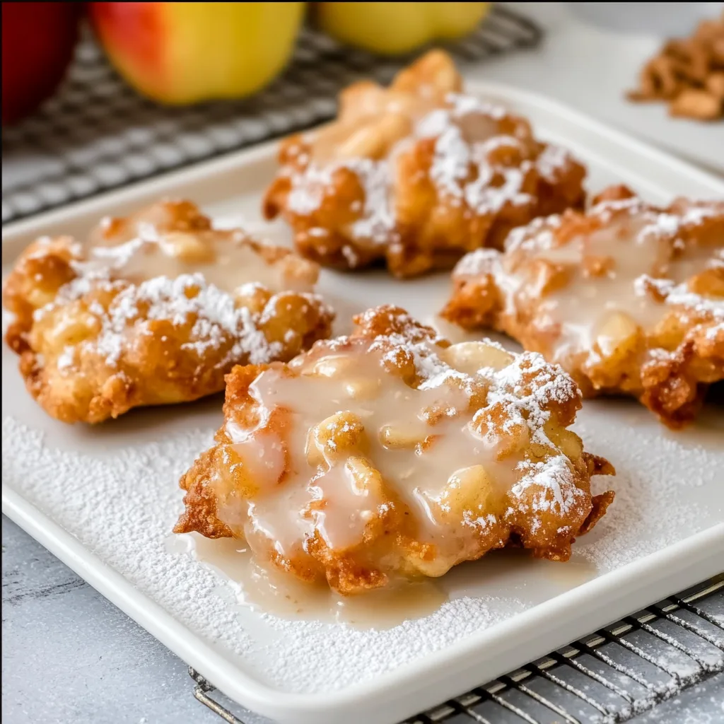 Gluten-Free Air Fryer Apple Fritters Recipe Easy