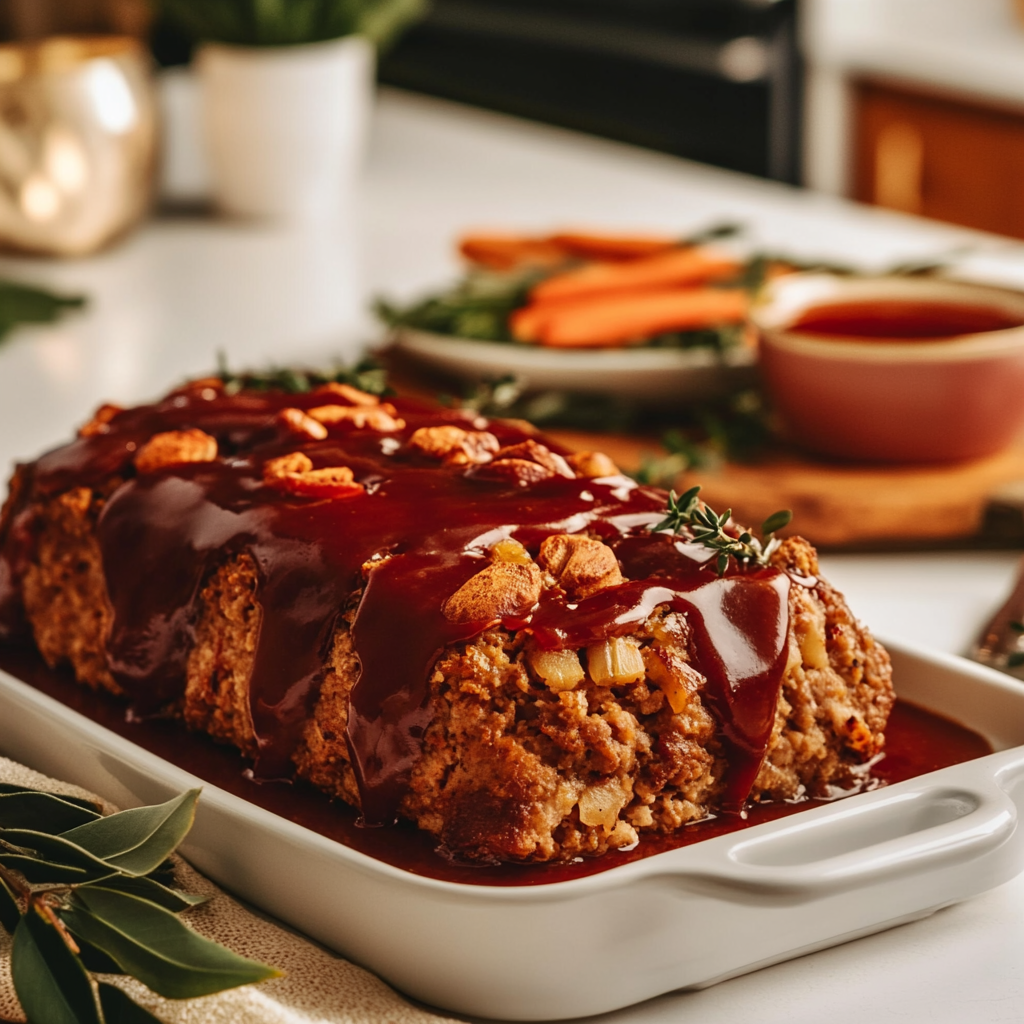 Healthy and Delicious Stove Top Stuffing Meatloaf Recipe