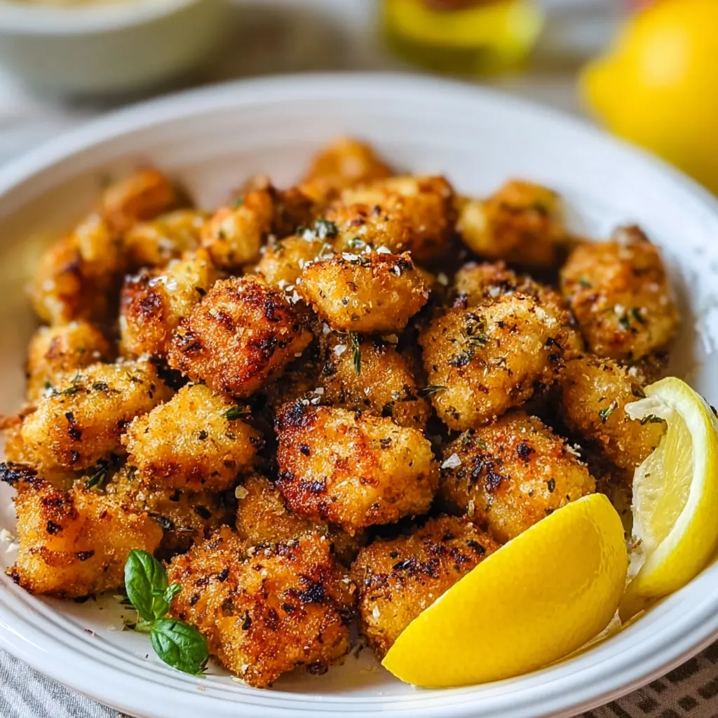 Healthy and Easy Air Fryer Lemon Chicken Bites