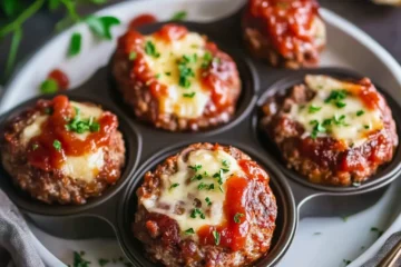 Homemade Mini Meatloaf in a Muffin Tin Recipe