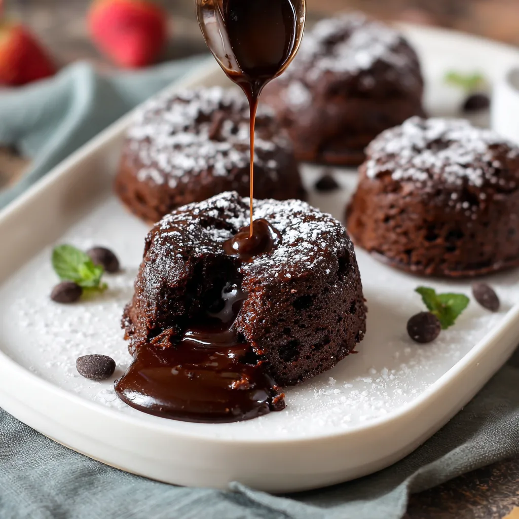Mini Chocolate Lava Cakes 