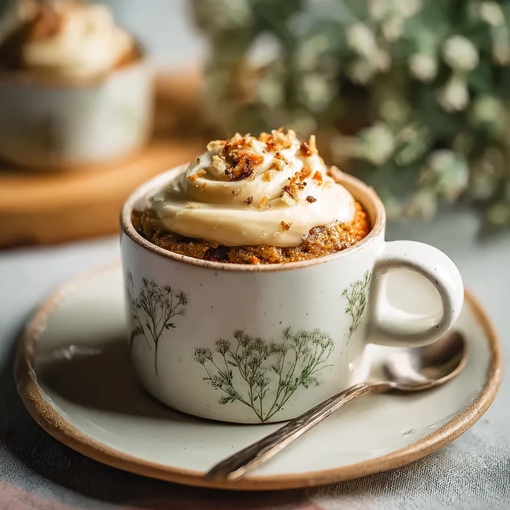 Perfect Carrot Cake in a Mug Recipe