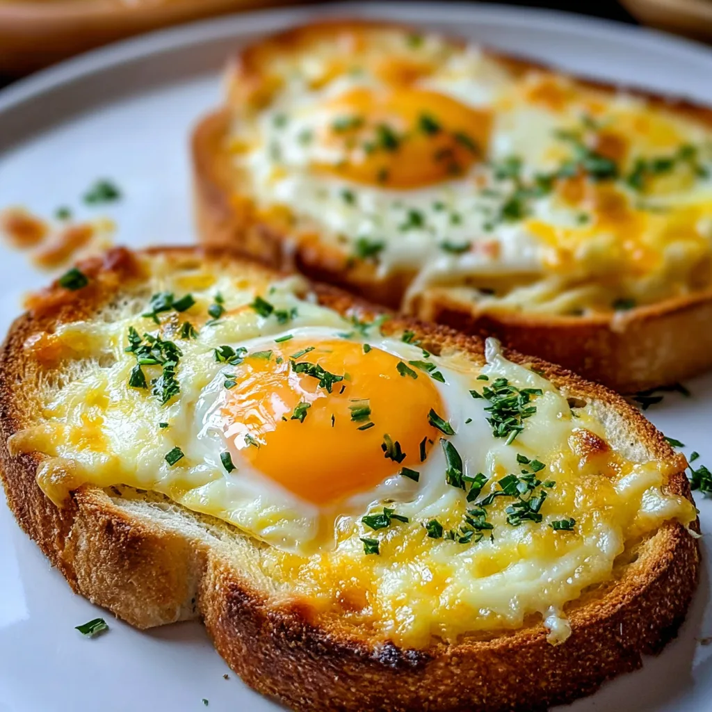 Perfect Cheesy Egg Toast