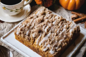 Pumpkin Coffee Cake With Cream Cheese