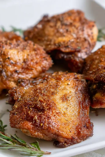 Quick Air Fryer Chicken Thighs