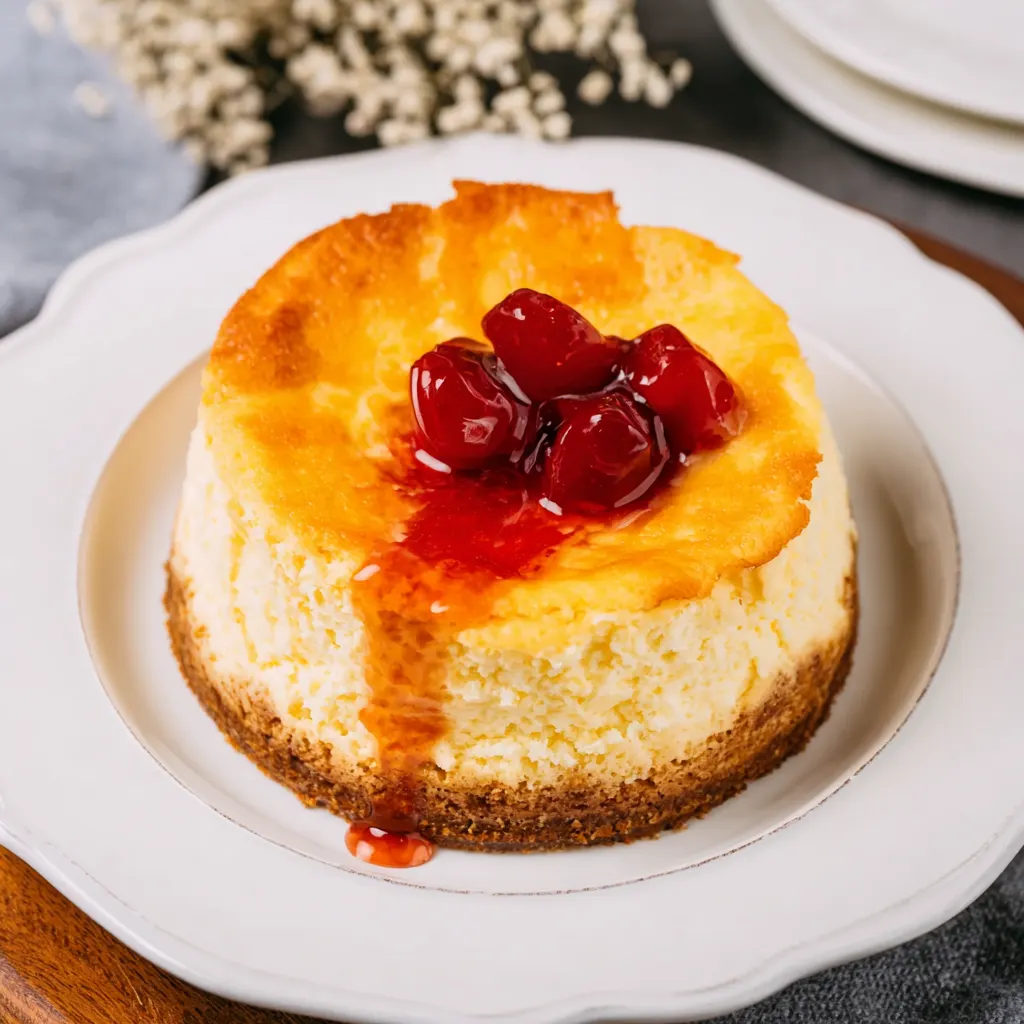 Sweet Homemade Air Fryer Cheesecake