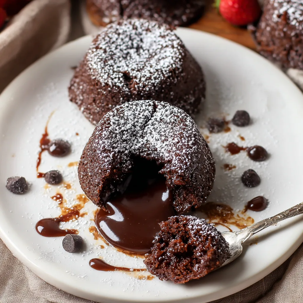 chocolate lava mini cakes