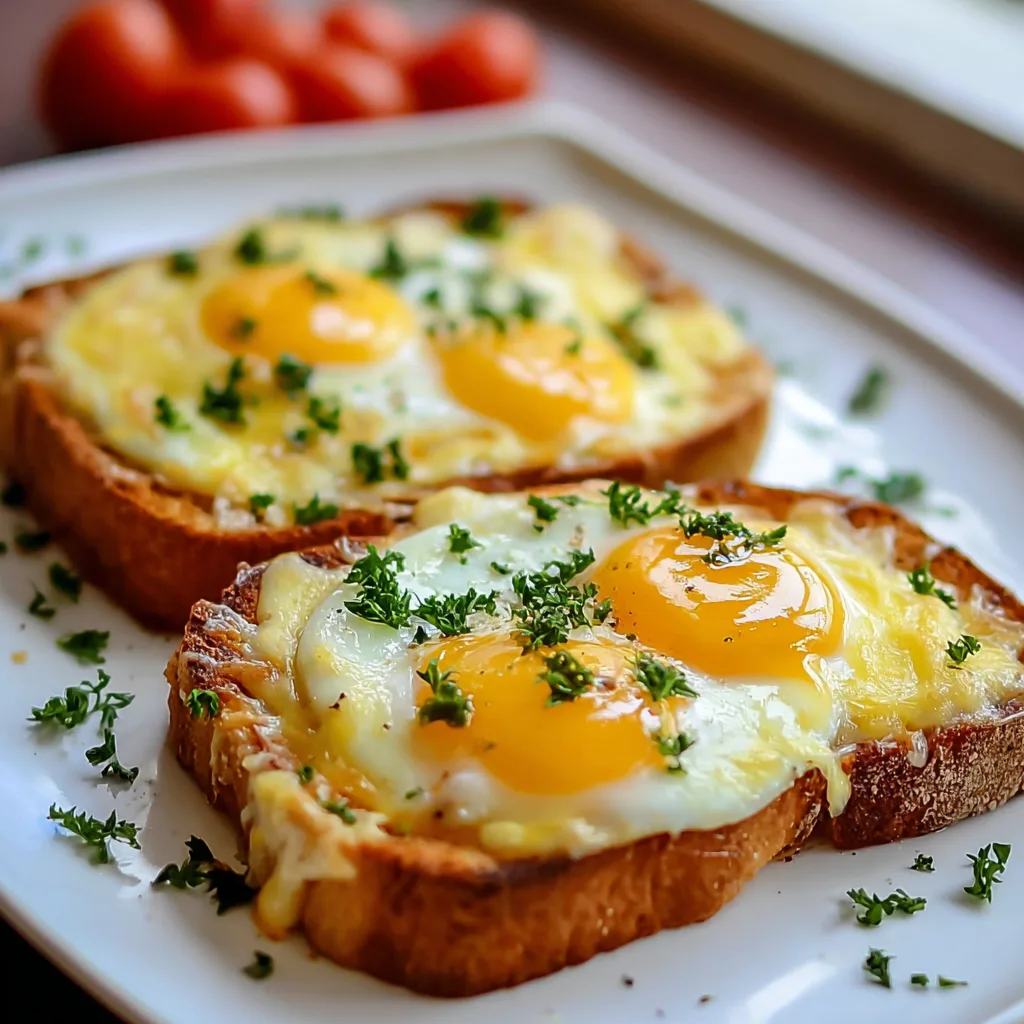 delicious Cheesy Egg Toast