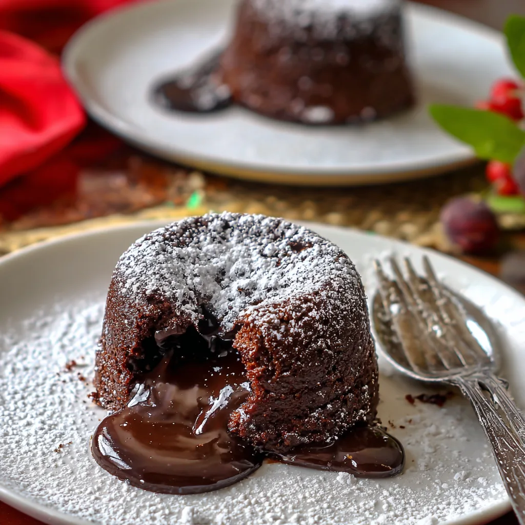 mini chocolate lava cakes muffin tins