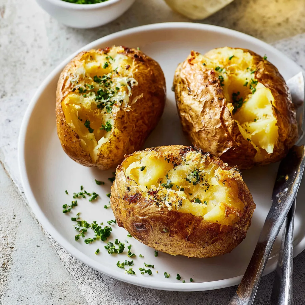 Air Fryer Baked Potatoes