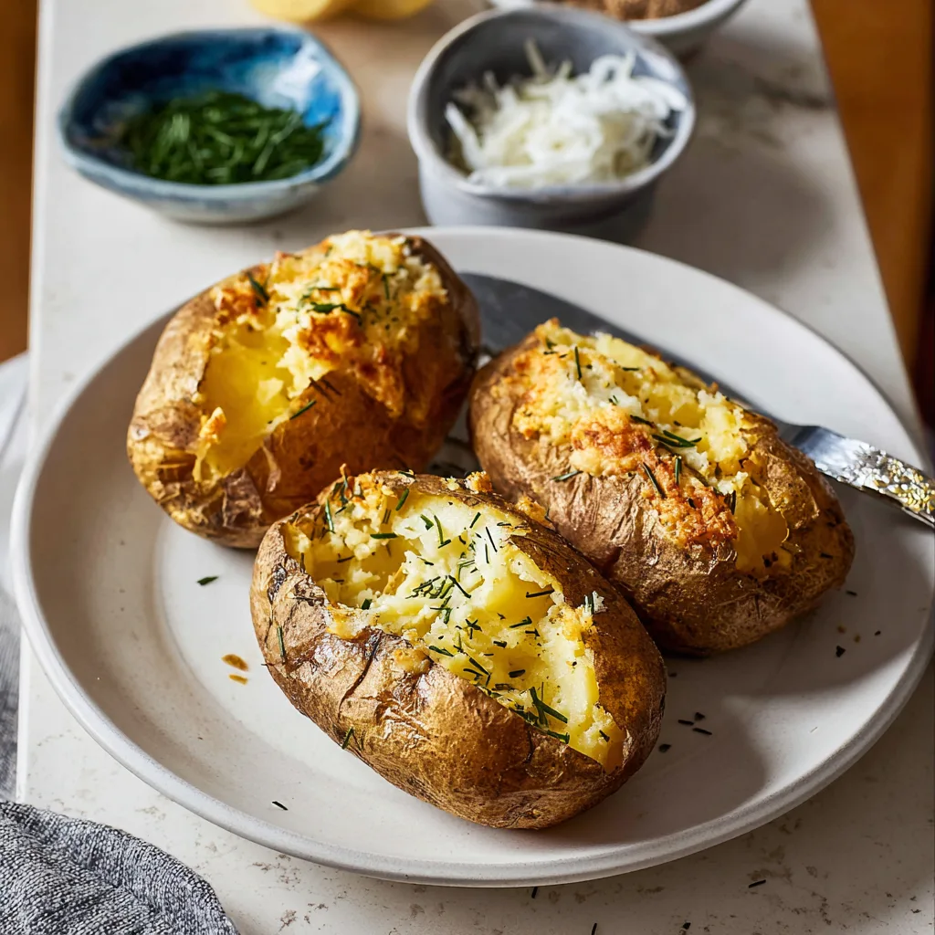 Air Fryer Baked Potatoes