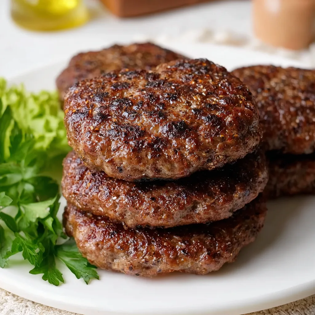 Air Fryer Hamburger Patties Recipe