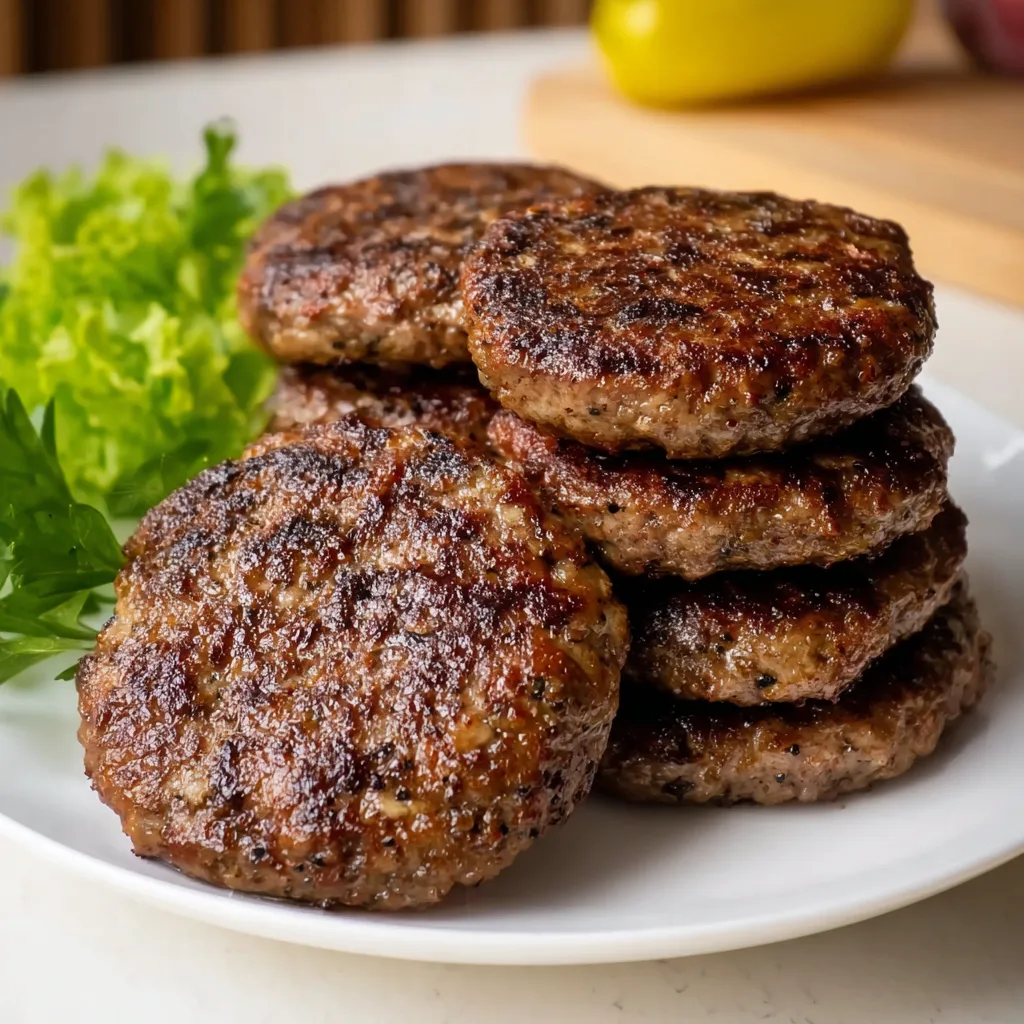 Air Fryer Hamburger Patties