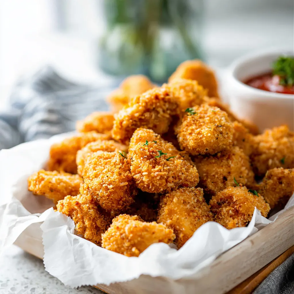 Air Fryer Popcorn Chicken Recipe
