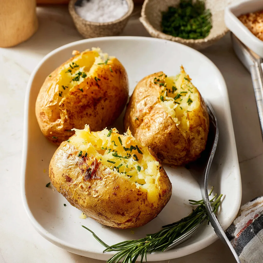 Air Fryer Baked Potatoes