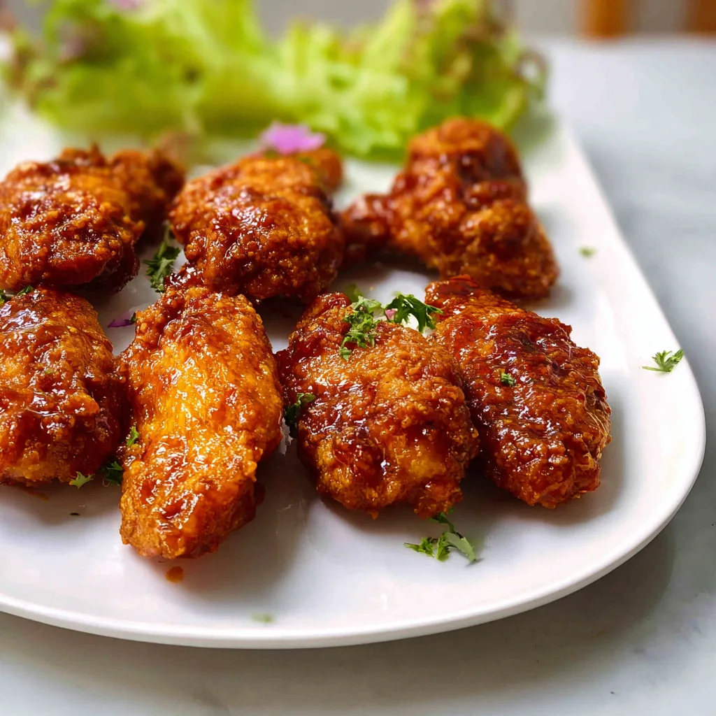 Boneless Honey BBQ Wings Recipe
