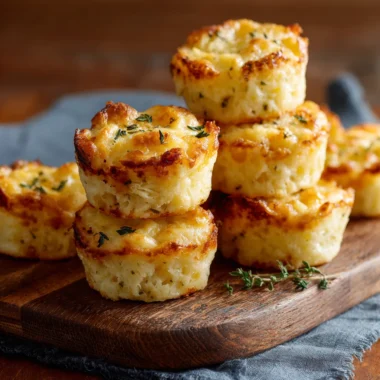 Easy Cheesy Mashed Potato Puffs 
