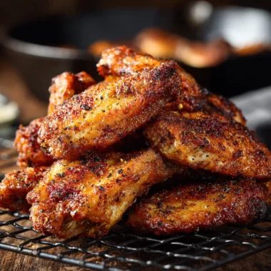 Crispy Dry Rub Chicken Wings