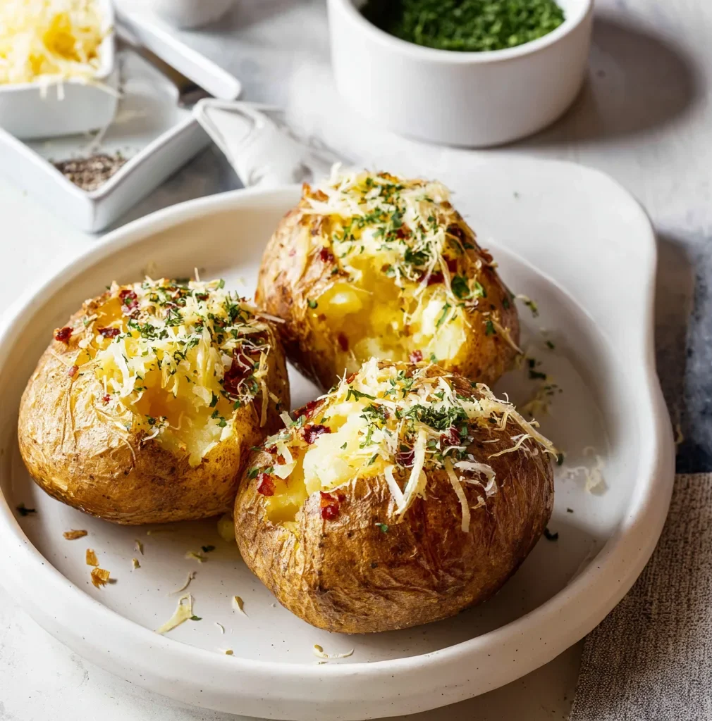Easy Air Fryer Baked Potatoes