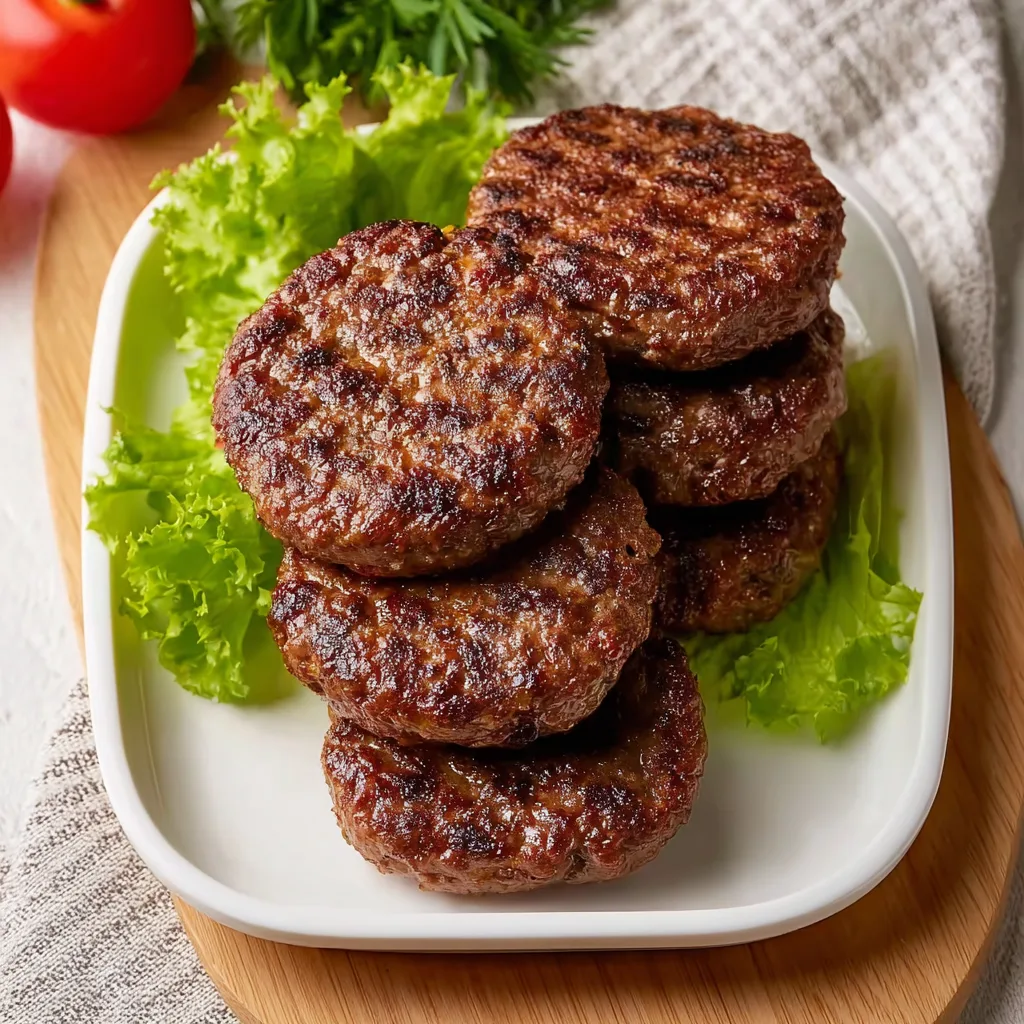 Easy Air Fryer Hamburger Patties Recipe