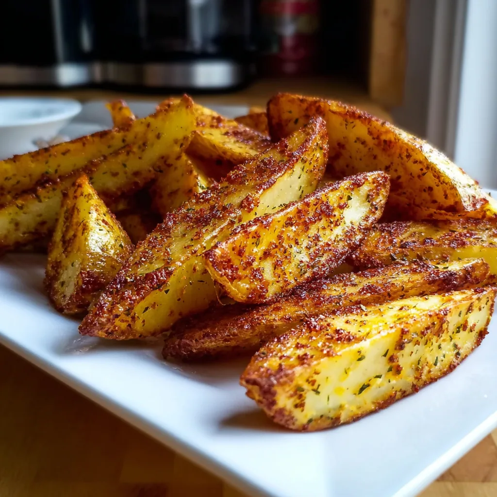 Easy Air Fryer Potato Wedges