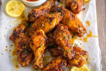 Easy Hot Honey Lemon Pepper Chicken Wings