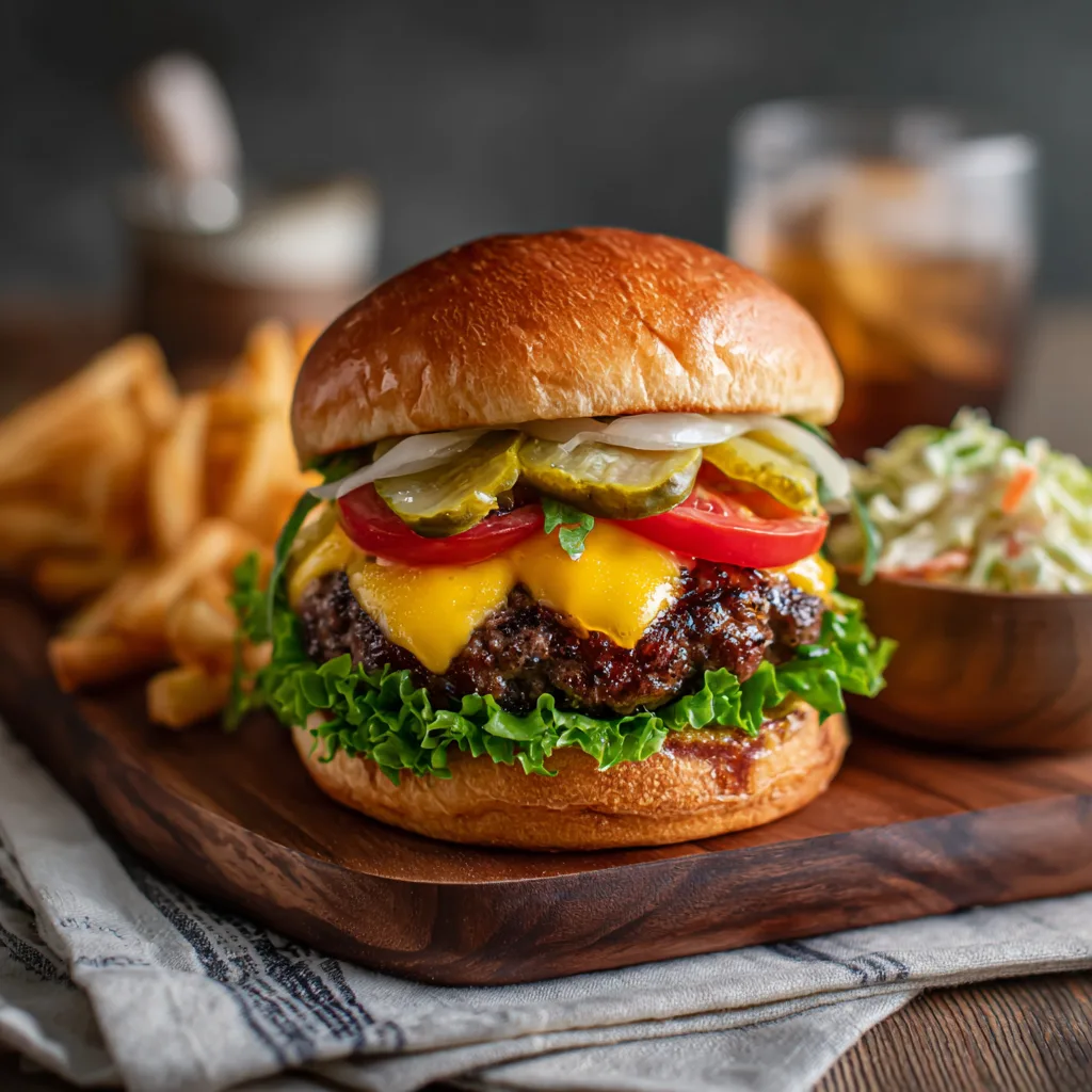 Frozen Burgers in Air Fryer