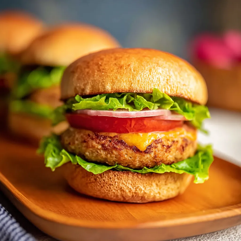Frozen Turkey Burgers in Air Fryer