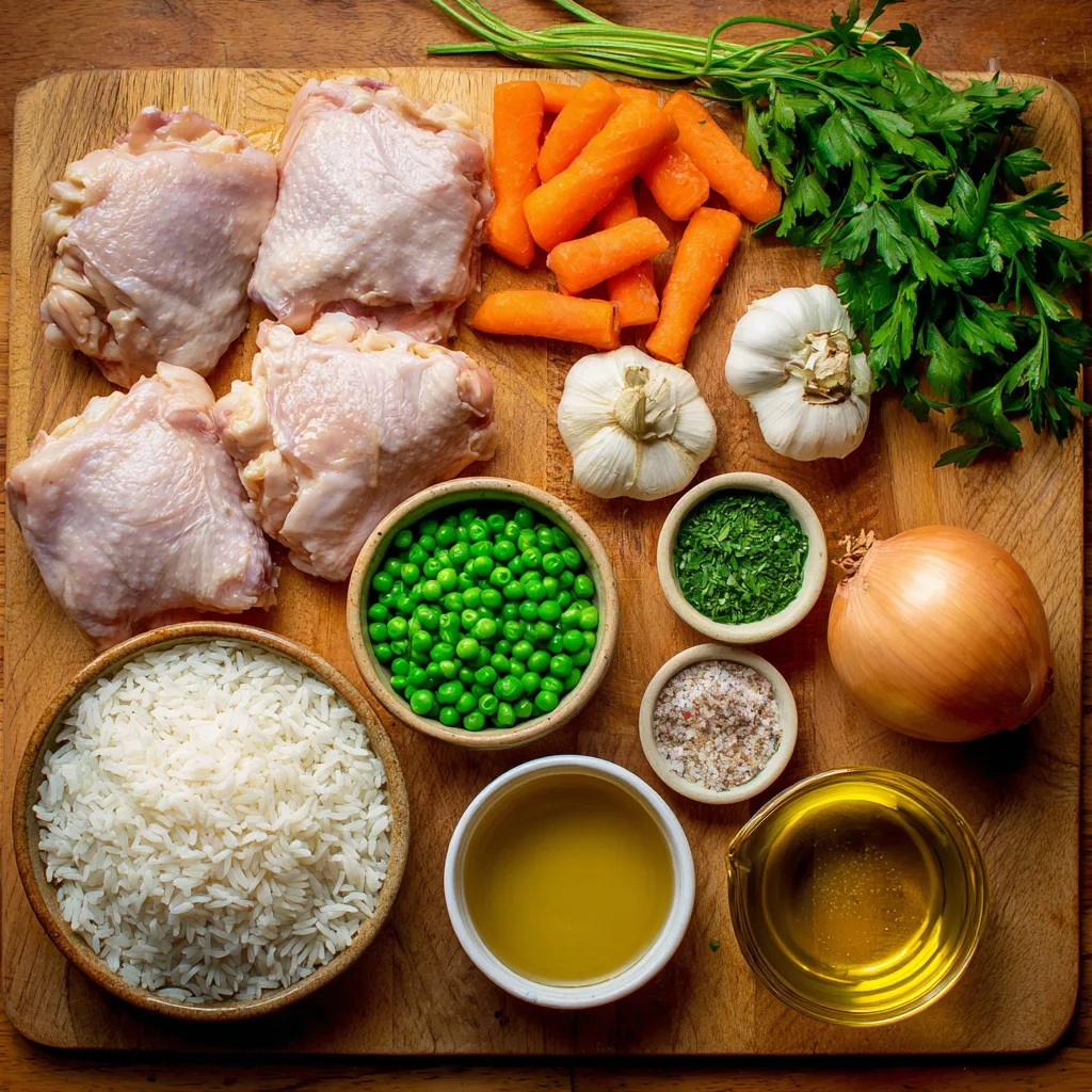 Ingredients You’ll Need One-pot chicken and rice 