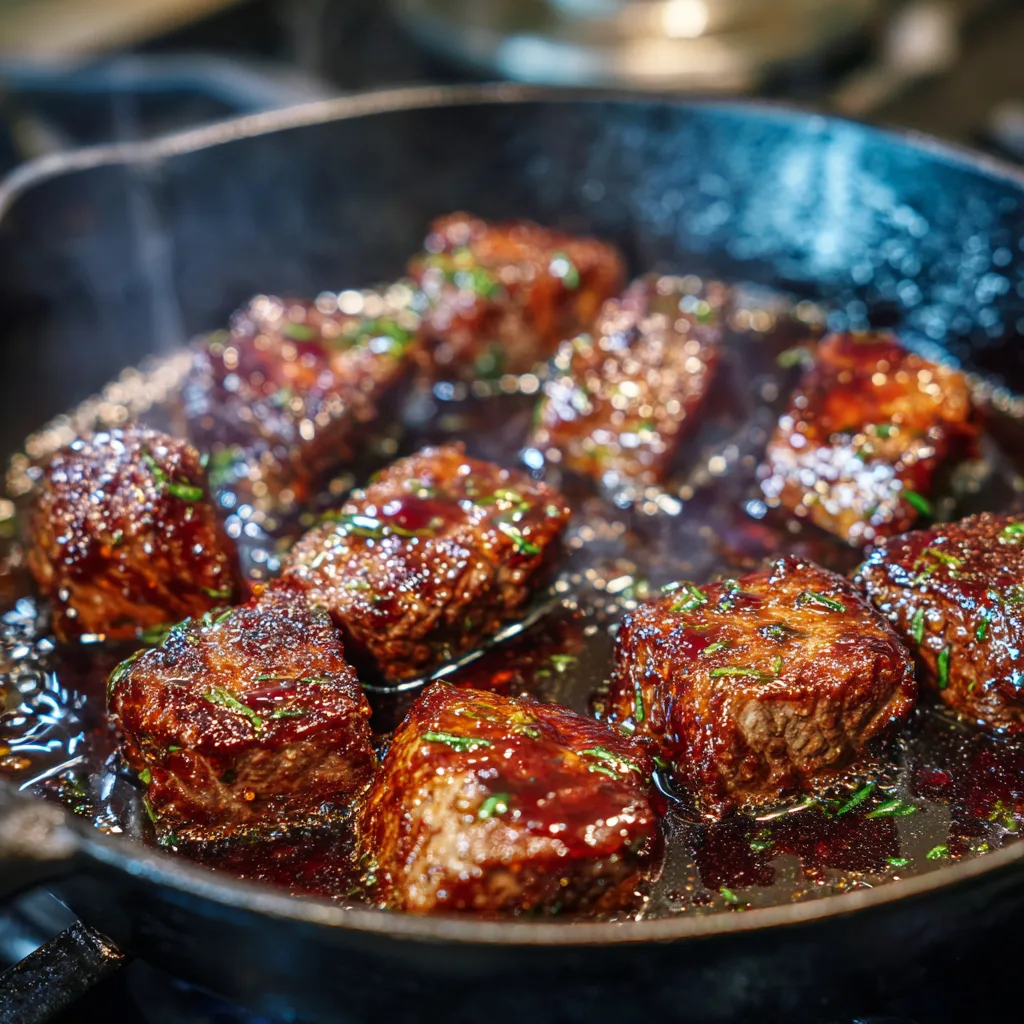 How to Make Sweet and Sticky Steak Bites