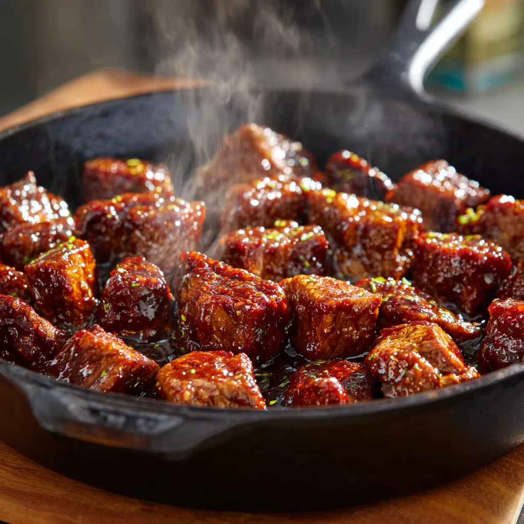 How to Make Sweet and Sticky Steak Bites