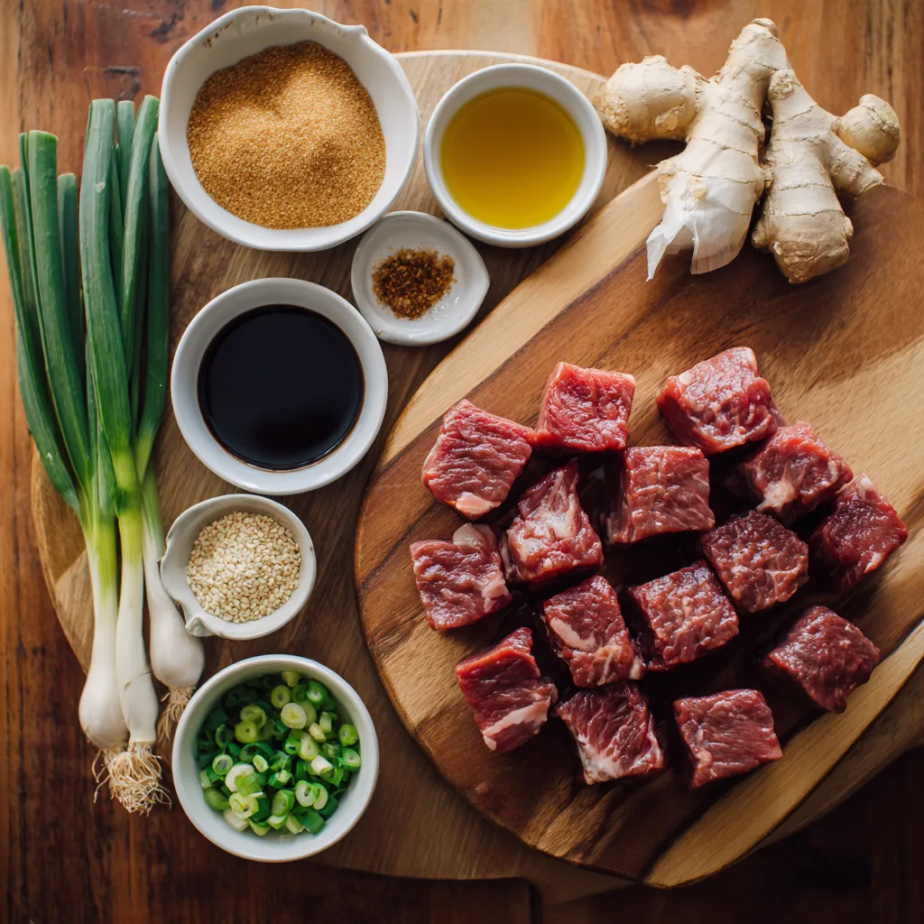 Ingredients Sweet and Sticky Steak Bites Recipe 