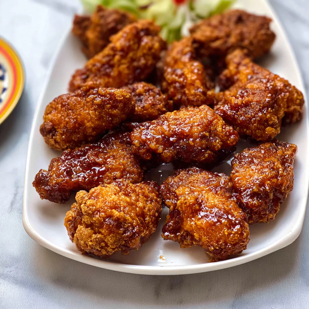The Best Boneless Honey BBQ Wings