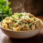 Crockpot Garlic Parmesan Chicken Pasta Recipe