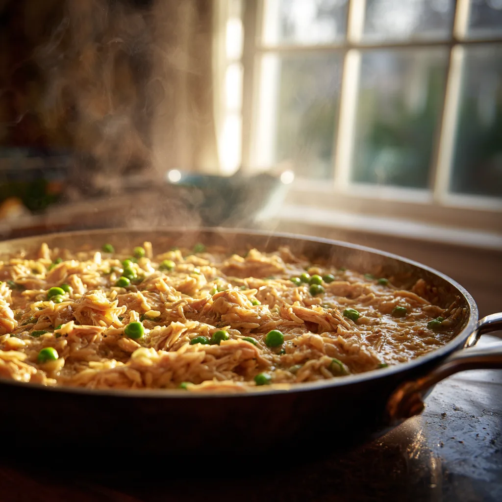 Cozy Chicken Pot Pie Orzo