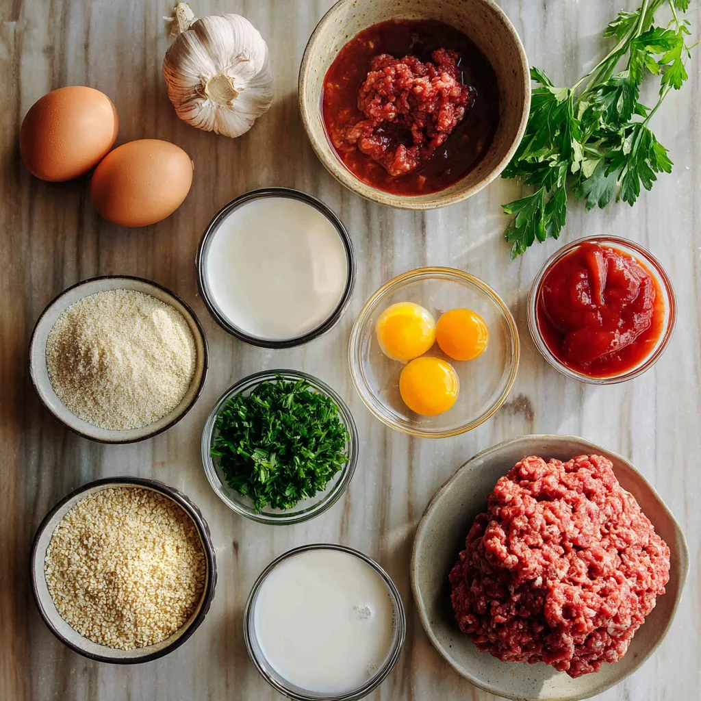 Ingredients Best Meatloaf Recipe