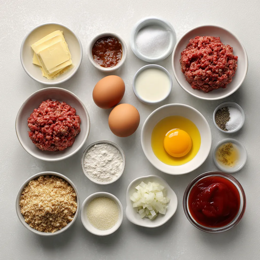 Ingredients You'll Need Mini Meatloaf Muffins Recipe