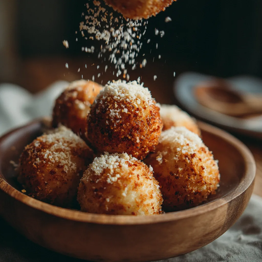 How to Make Air Fryer Cheesy Mashed Potato Balls