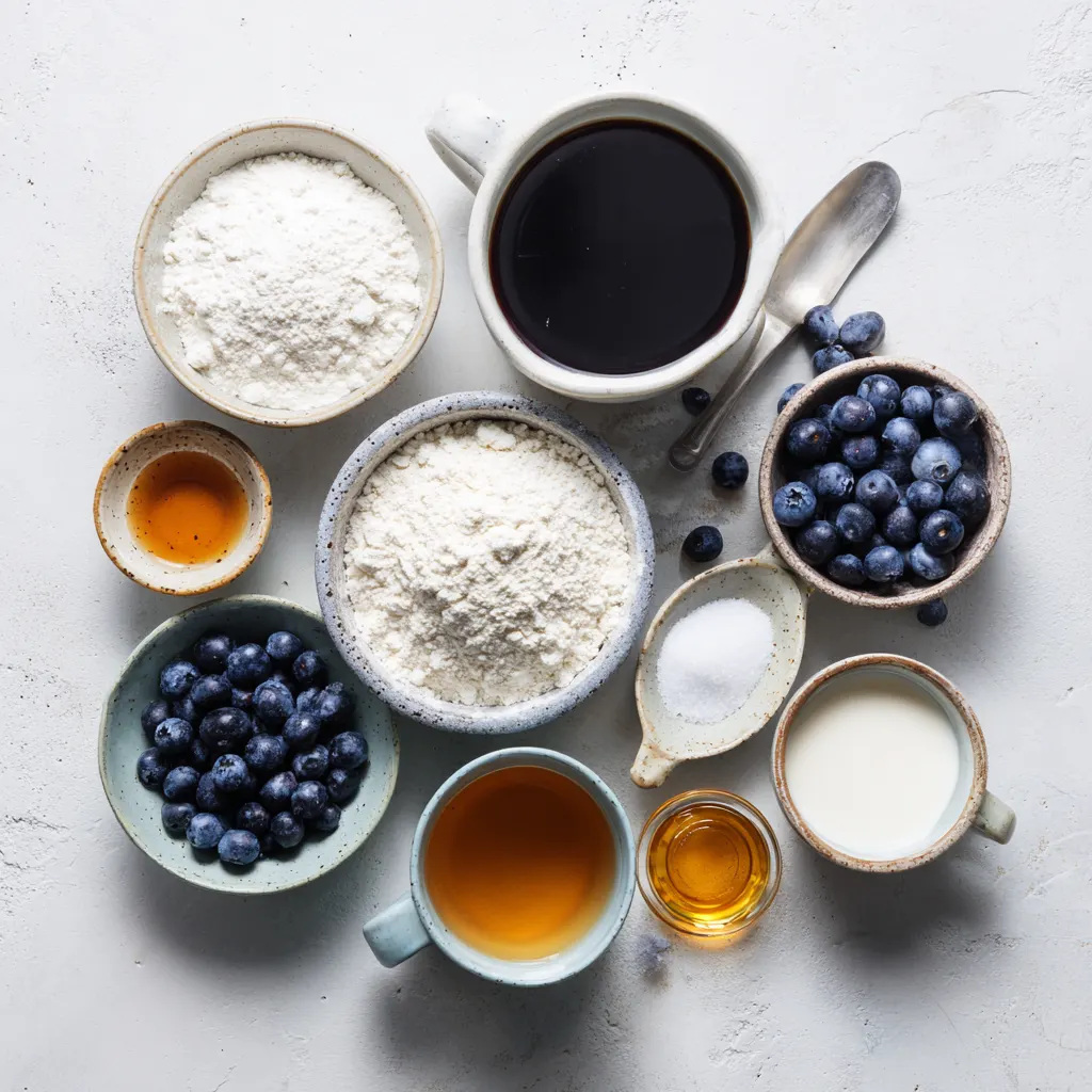 Ingredients for Blueberry Mug Cake Recipe