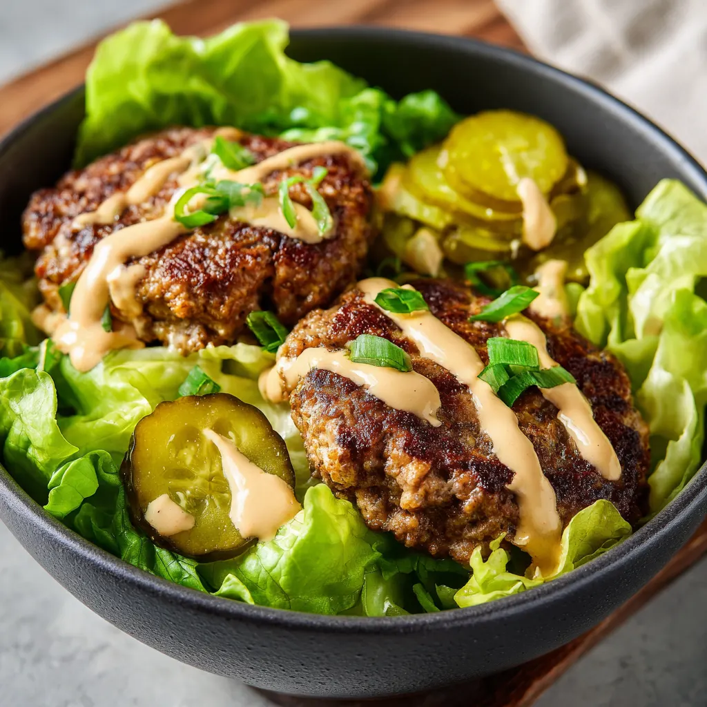 Keto Big Mac Burgers Without the Bun