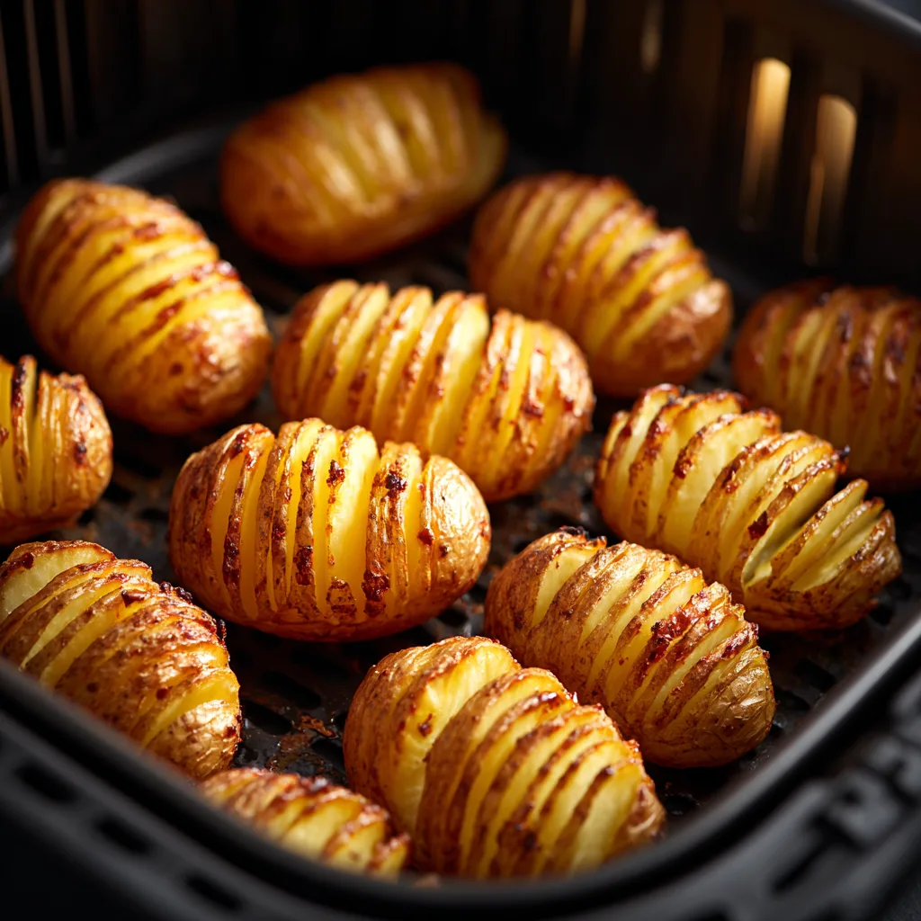 Air Fryer Hasselback Potatoes (Crispy, Golden, and Easy!)